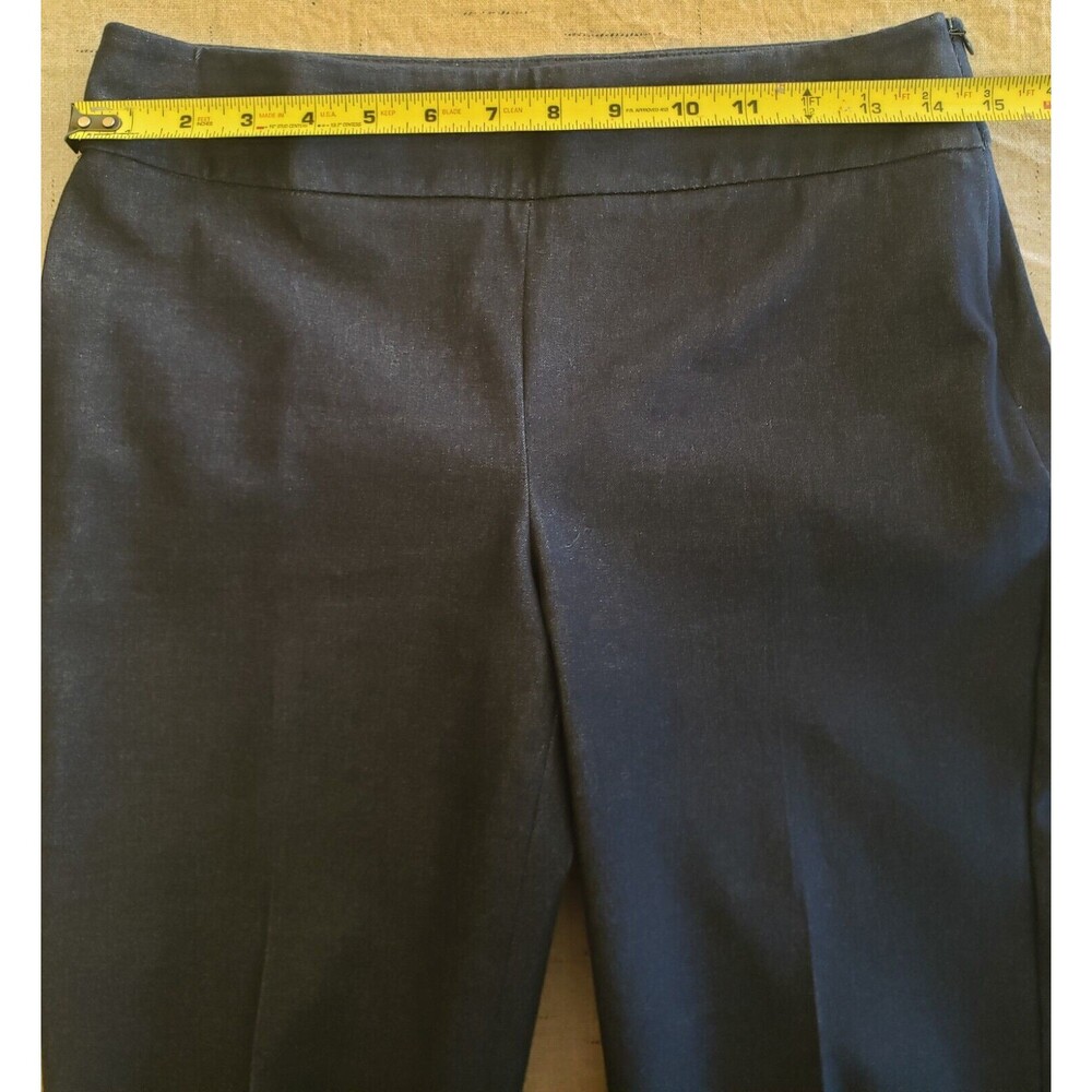 Talbots Women’s Size 2 Chatham Navy Blue Ankle Side Zip Pants EUC - Picture 11 of 13